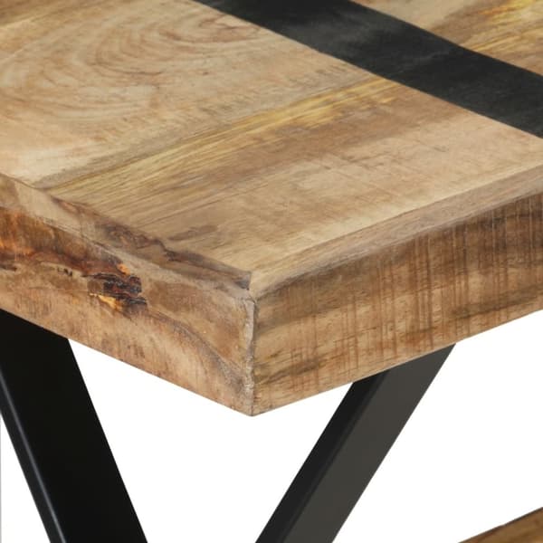 vidaXL spisebord 140x70x76 cm ru mangotræ