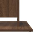 Miniatyrbillede 7 af 8: vidaXL bistrobord 60x60x75 cm konstrueret træ brun egetræ