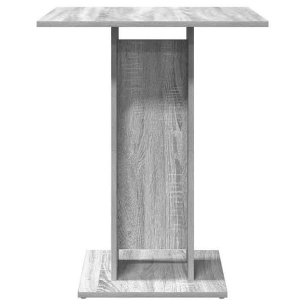 vidaXL bistrobord 60x60x75 cm konstrueret træ grå sonoma-eg