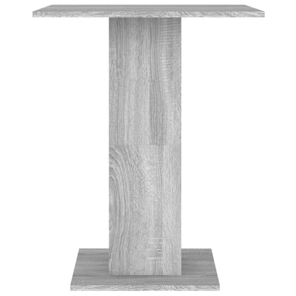 vidaXL bistrobord 60x60x75 cm konstrueret træ grå sonoma-eg