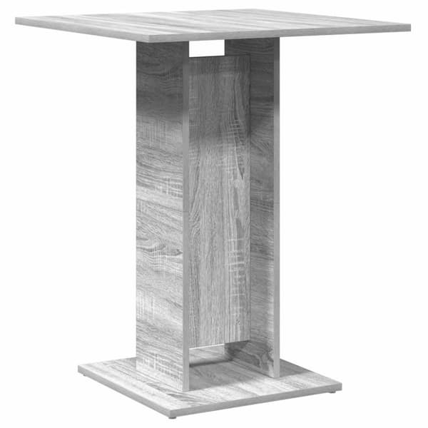 vidaXL bistrobord 60x60x75 cm konstrueret træ grå sonoma-eg