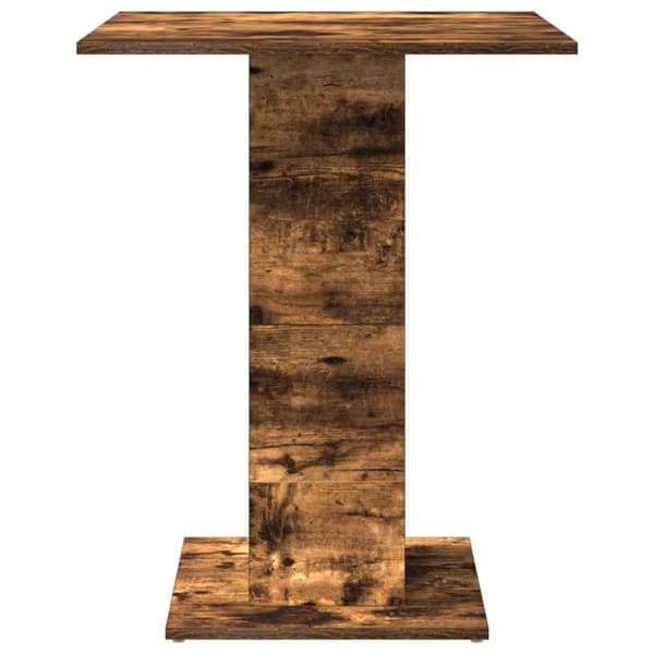 vidaXL Bistropöytä savutammi 60x60x75 cm tekninen puu