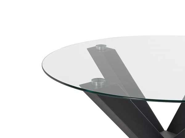 Moderne Rund Spisebord ø 100 cm i Sort Farve