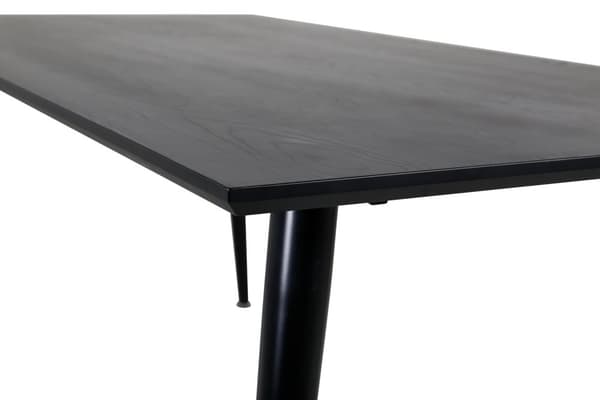 Dipp spisebord 90x180cm sort.