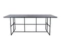 Miniatyrbilde 1 av 6: Leif spisebord 90x200cm glass klar svart .