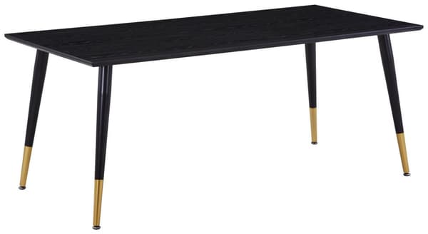 Dipp spisebord 90x180cm svart.