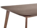 Miniatyrbillede 6 af 8: Spisebord Mørkt Træ MDF 150 x 90 cm 6 Personers Rektangulær Bord Skandinavisk Traditionel Retro Inspiration Køkken Spisestue Indretning