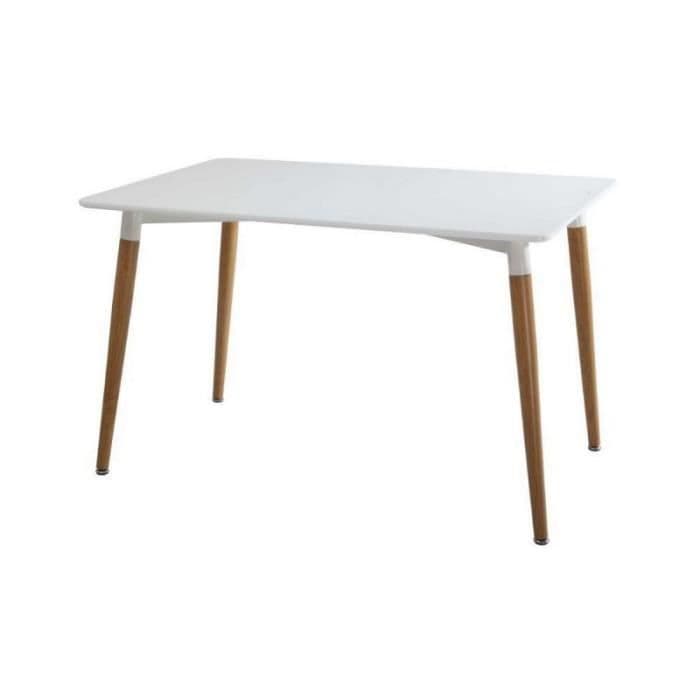 Roka bord - 150 x 80 x 74 cm - Trä - Vit 80 cm