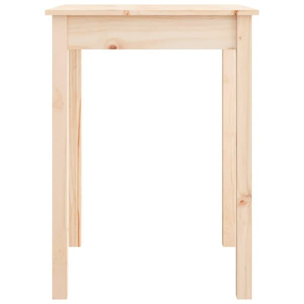 vidaXL Spisebord 55x55x75 cm heltre furu