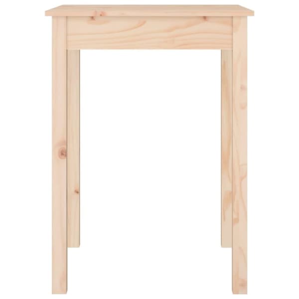 vidaXL Spisebord 55x55x75 cm heltre furu