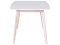 Miniatyrbilde 5 av 10: Spisebord hvit 150 x 90 cm treben skandinavisk stil
