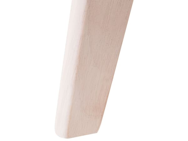 Spisebord hvit 150 x 90 cm treben skandinavisk stil