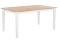 Miniatyrbilde 1 av 7: Spisebord Lyst Tre Hvit 75 x 150 x 90 cm Treben Bordplate Kjøkkenbord