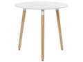 Miniatyrbilde 1 av 5: Spisebord Hvit MDF 80 cm 4 Personer Skandinavisk Design