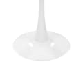 Miniatyrbilde 7 av 7: Spisebord hvitt 90 cm rundt 4 personer industriell stil