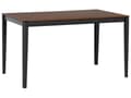 Miniatyrbilde 1 av 8: Spisebord Mørkt tre Svart metall 135 x 80 cm 4 personer Industriell stil Moderne Spisestue Kjøkken