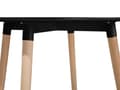 Miniatyrbilde 5 av 6: Spisebord Svart Bøk ø 90 cm Rundt Kjøkken Stue Minimalistisk