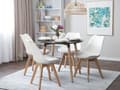 Miniatyrbilde 2 av 6: Spisebord Svart Bøk ø 90 cm Rundt Kjøkken Stue Minimalistisk