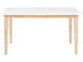 Miniatyrbilde 5 av 10: Spisebord hvit/lyst tre MDF uttrekkbart