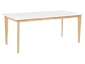 Miniatyrbilde 1 av 10: Spisebord hvit/lyst tre MDF uttrekkbart