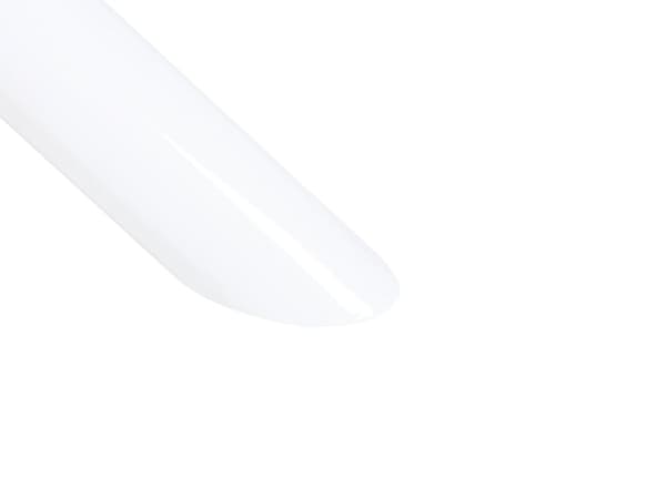 Spisebord Marmoreffekt Bordplate Hvite ben MDF Forlengelse 160/200 x 90 cm Glam Design Rektangulær