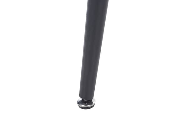 Uttrekkbar Spisebord Hvit 120/150 x 80 cm Marmoreffekt Metallben Moderne design