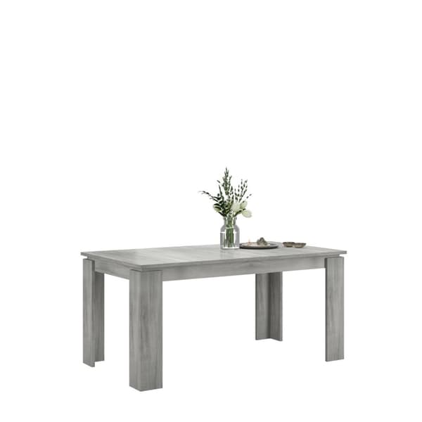 Titan matbord 160/200 cm inkl. tillägsskivor grå.