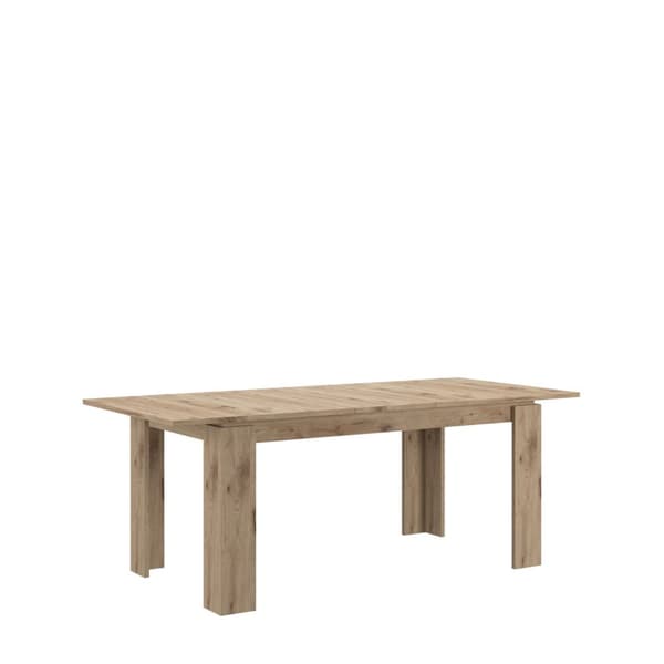 Titan matbord 160/200 cm inkl. tillägsskivor ek dekor.