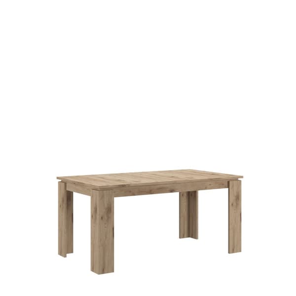 Titan matbord 160/200 cm inkl. tillägsskivor ek dekor.