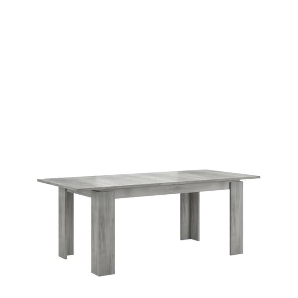 Titan spisebord 160/200 cm inkl. tilleggsplater grå.