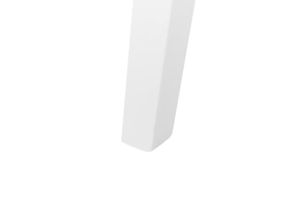 Ruokapöytä vaalea puu valkoinen 150 x 75 x 90 cm MDF kumipuu 4 hengelle suorakulmio skandinaavinen