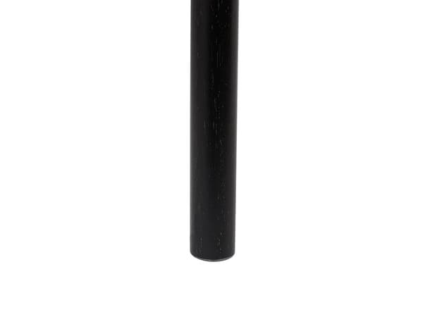 Spisebord Lyst tre Svart Gummitre MDF 180 x 90 cm Rektangulær form 6 personer Tradisjonell stil Spisestue Kjøkken