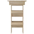 Miniatyrbilde 4 av 11: vidaXL Veggmontert barbord sonoma eik 102x45x103,5 cm konstruert tre