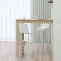 Miniatyrbilde 11 av 11: vidaXL Veggmontert barbord sonoma eik 102x45x103,5 cm konstruert tre