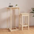 Miniatyrbilde 1 av 8: vidaXL Barbord 60x60x110 cm heltre furu