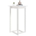 Miniatyrbild 5 av 8: vidaXL Barbord vit 60x60x110 cm massiv furu