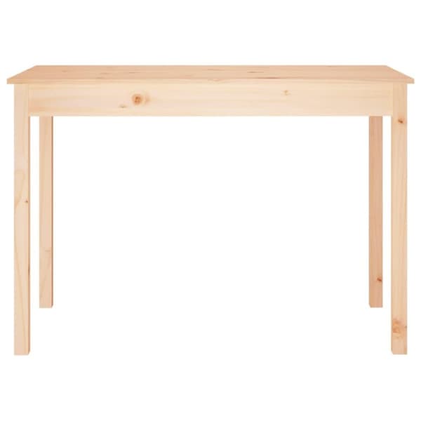 vidaXL Ruokapöytä 110x55x75 cm täysi mänty