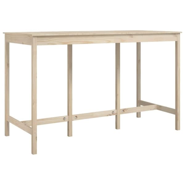 vidaXL Barbord 180x80x110 cm heltre furu