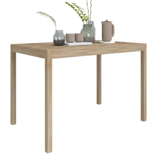 vidaXL spisebord 110x70x75 cm massivt akacietræ