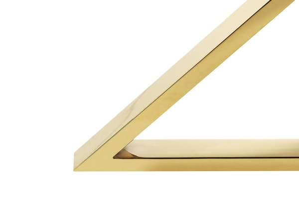 Matbord Svart Guld Genomskinligt och Härdat Glas Metallben ⌀ 105 cm Blank Finish Rektangulär Glamourös Design Kök Matsal