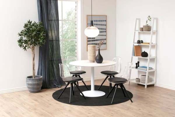 IBIZA spisebord Ø110 cm hvid.
