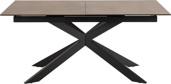 Irwine matbord 90x168/210cm inkl. 1 tillägsskiva brun.