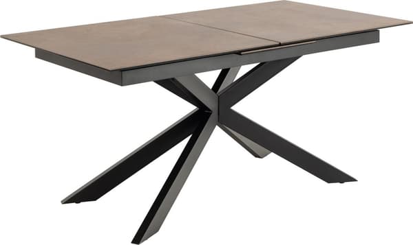Irwine matbord 90x168/210cm inkl. 1 tillägsskiva brun.