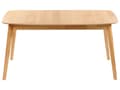 Miniatyrbilde 7 av 11: Spisebord i lyst tre 150/190 x 90 cm med uttrekksplate treben skandinavisk minimalistisk stil