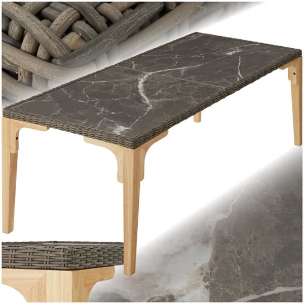 Rottingbord Foggia 196x87x76cm - natur