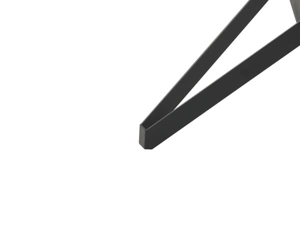 Rundt Spisebord Mørkt tre med svart MDF ⌀ 120 cm topp Industrielle Metallben
