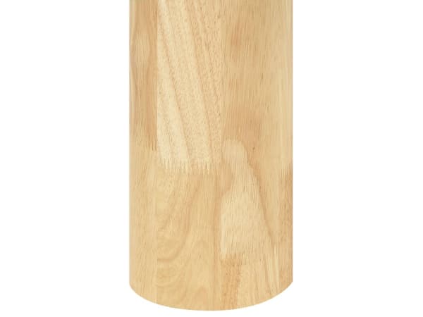 Rundt Spisebord MDF Lyst Træ ø 120 cm Moderne Søjlebord Designer Spisebord til Spisestuen Træbord