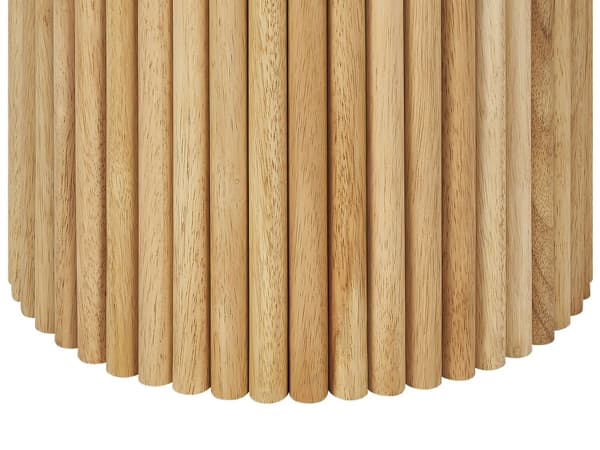 Matbord Ljust trä MDF Bordsskiva Ben i gummiträ 180 x 100 cm Modern Rustik stil