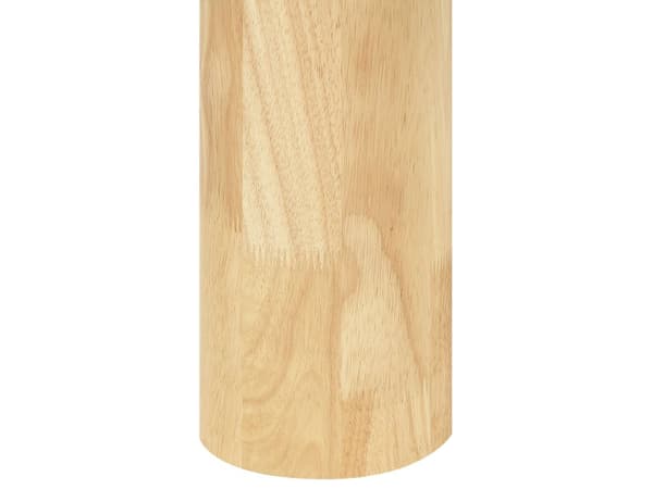 Matbord Ljust trä MDF Bordsskiva Ben i gummiträ ⌀ 120 cm Modern Rustik stil