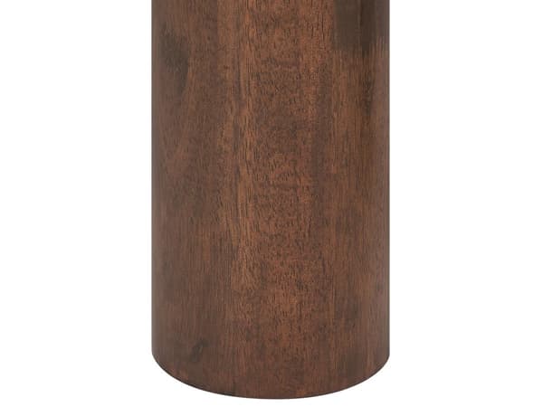 Matbord Mörkt trä MDF Bordsskiva Ben i gummiträ ⌀ 120 cm Modern Rustik stil